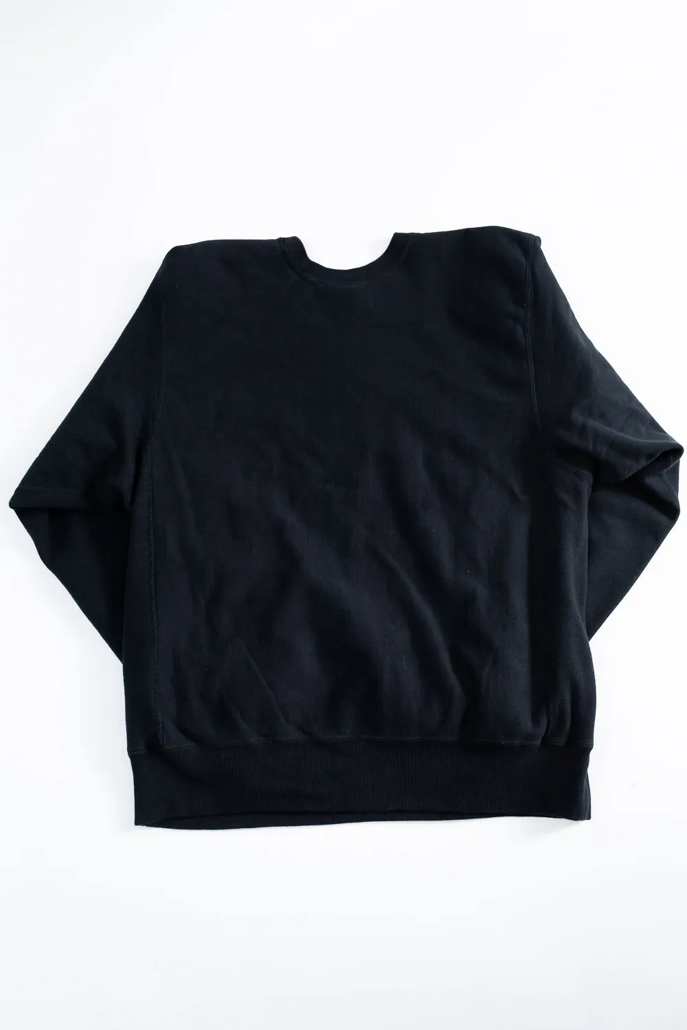 83-0030- 61K-JD - Loopwheel Crewneck Sweatshirt - Exclusive No-Print Black