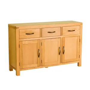 Abbey Waxed Oak Large Sideboard