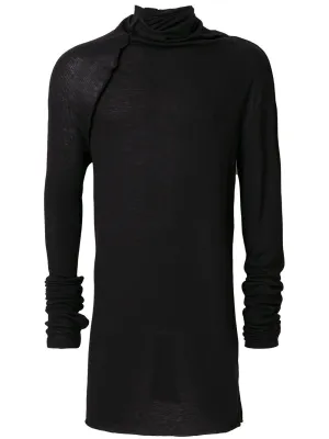 Asymmetric Jumper Black