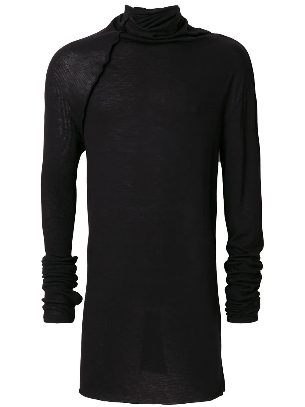 Asymmetric Jumper Black