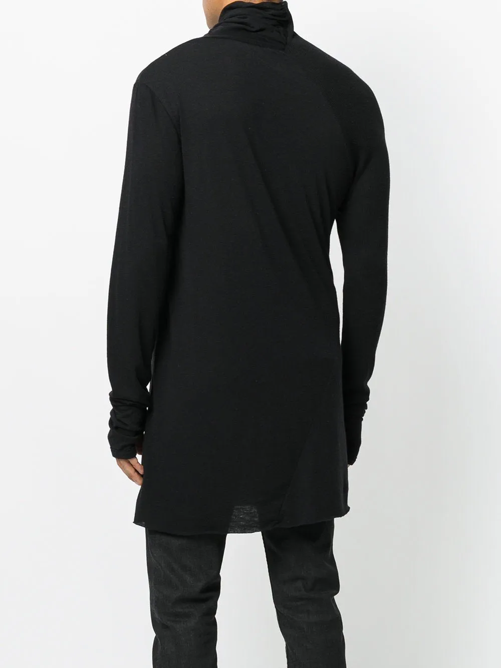 Asymmetric Jumper Black