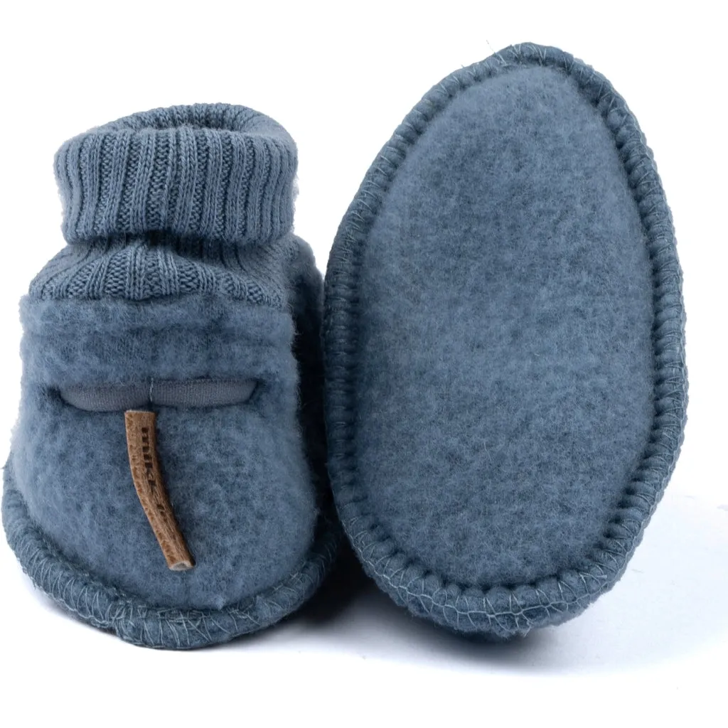 Baby Wool Footies - Flint Stone