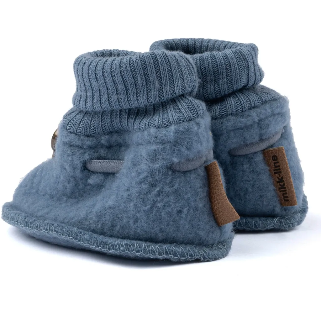 Baby Wool Footies - Flint Stone