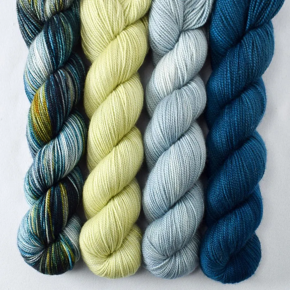 Believable, Franklin, Lacewing, Oregon Mist - Yummy 2-Ply Quartet - Babette