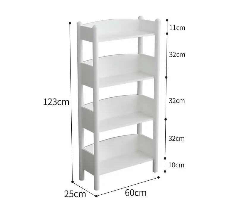 BENJAMIN Bookcase Storage Solid Wood Bookshelf