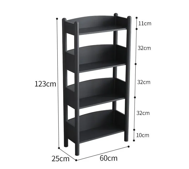 BENJAMIN Bookcase Storage Solid Wood Bookshelf