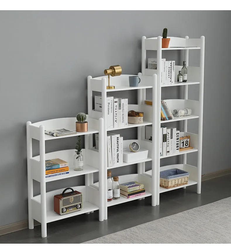 BENJAMIN Bookcase Storage Solid Wood Bookshelf