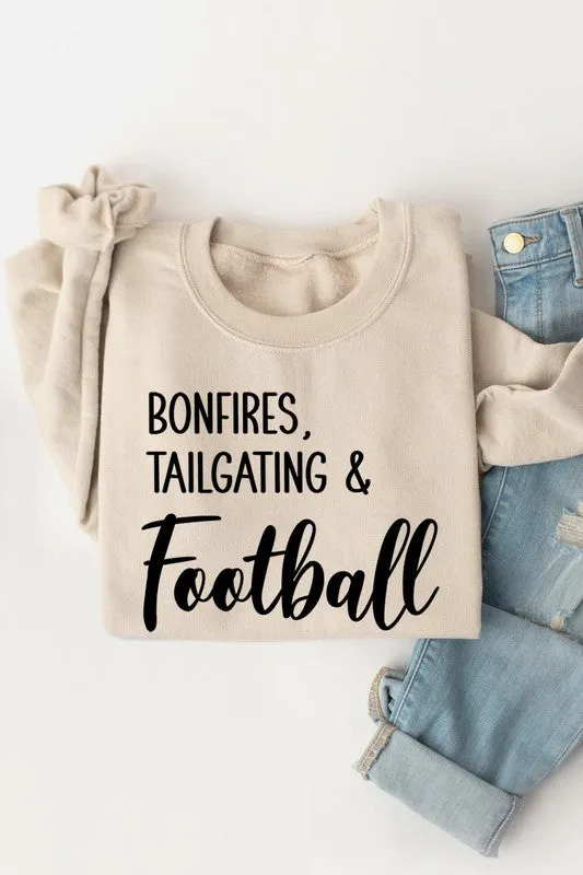 Bonfires Tailgating & Football Graphic Sweatshirts