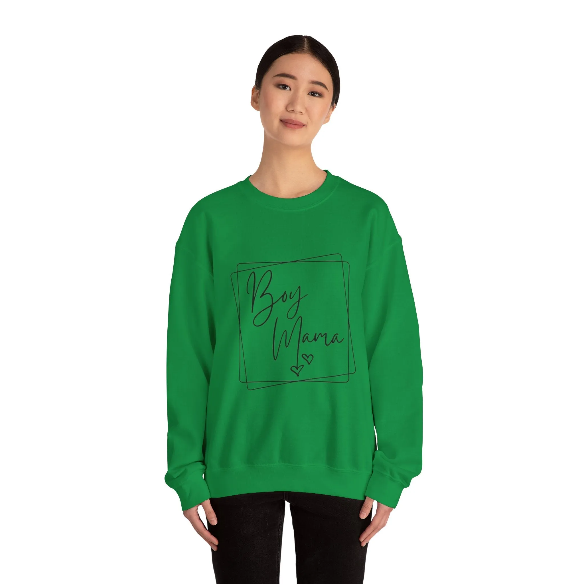 Boy mom Unisex Heavy Blend™ Crewneck Sweatshirt