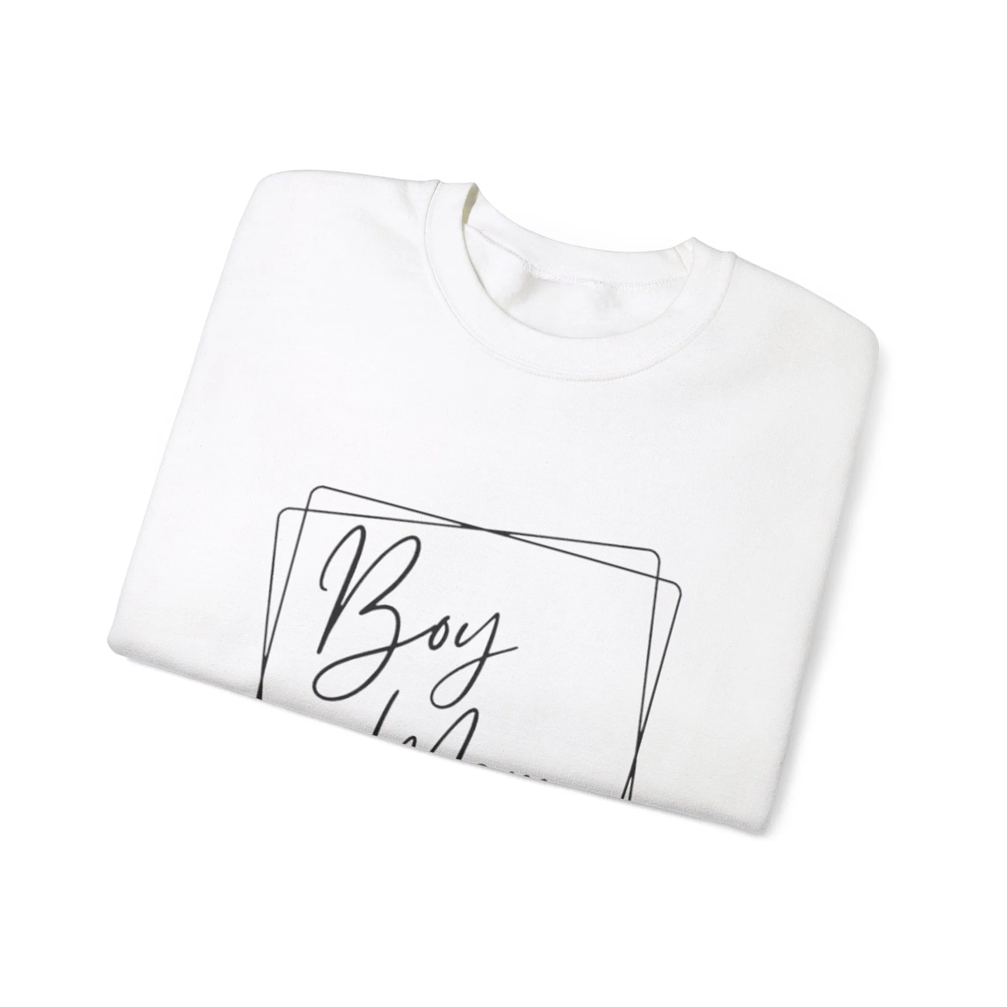 Boy mom Unisex Heavy Blend™ Crewneck Sweatshirt