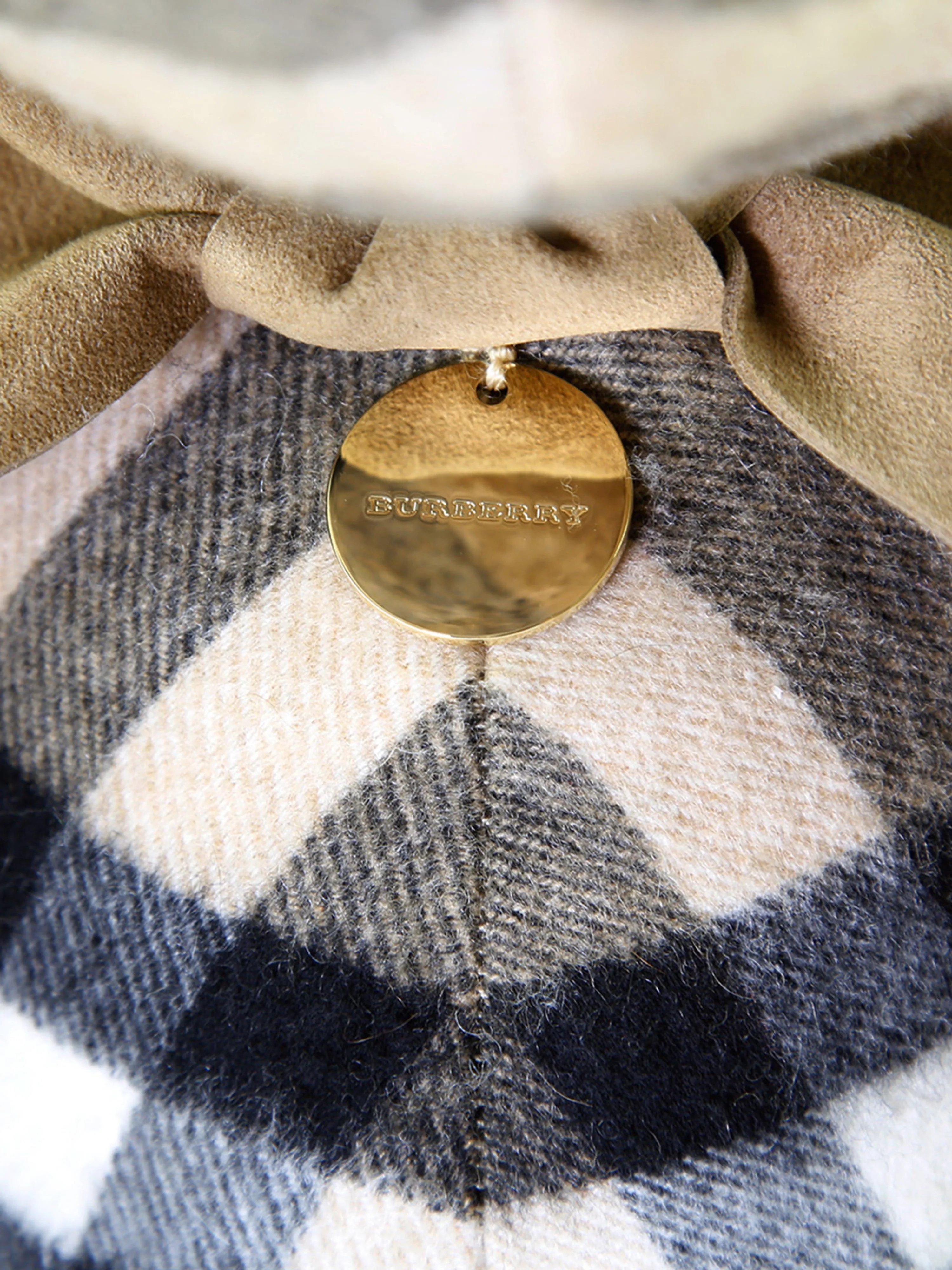 Burberry Beige Check Cashmere Thomas Teddy Bear