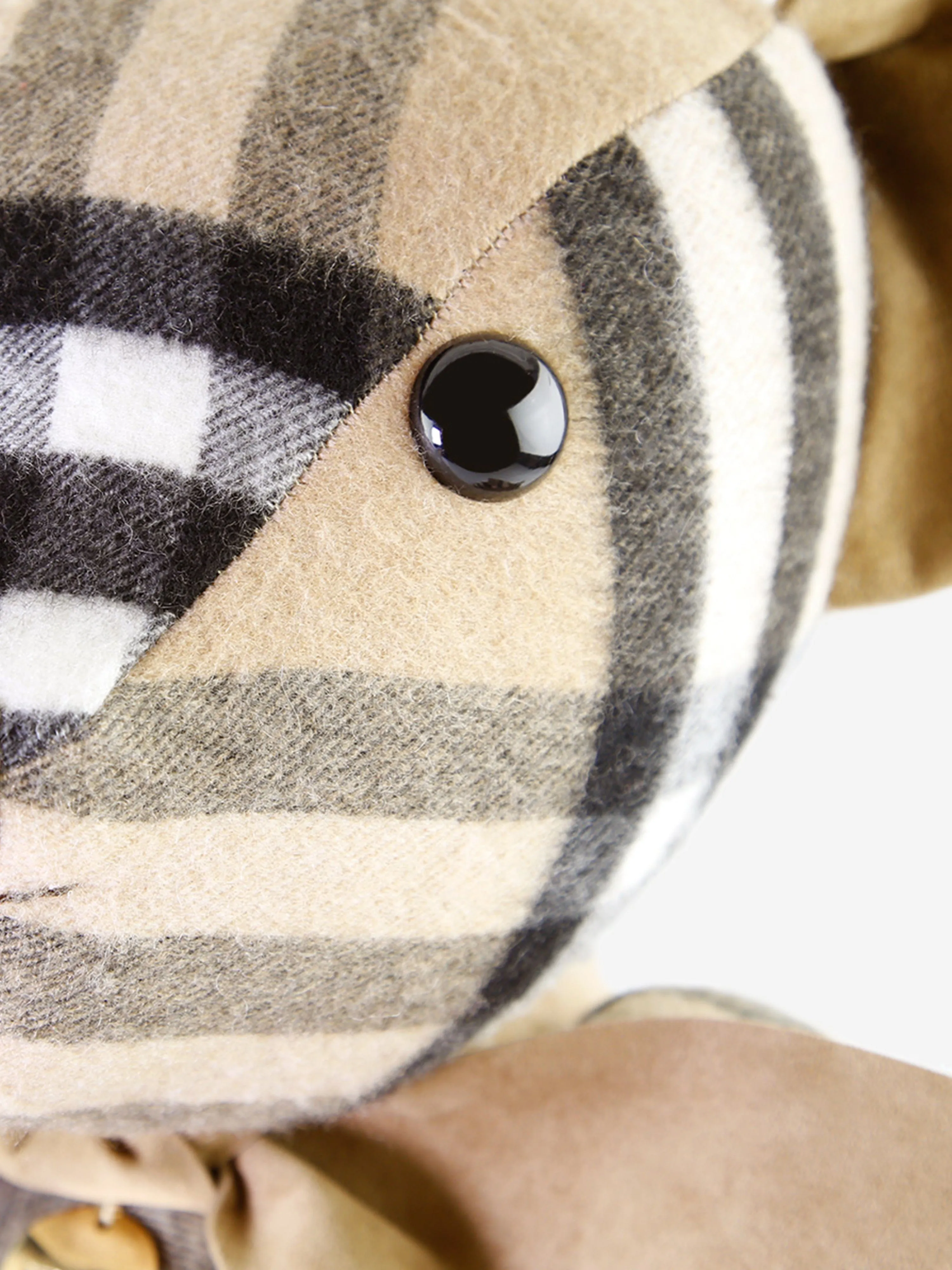 Burberry Beige Check Cashmere Thomas Teddy Bear