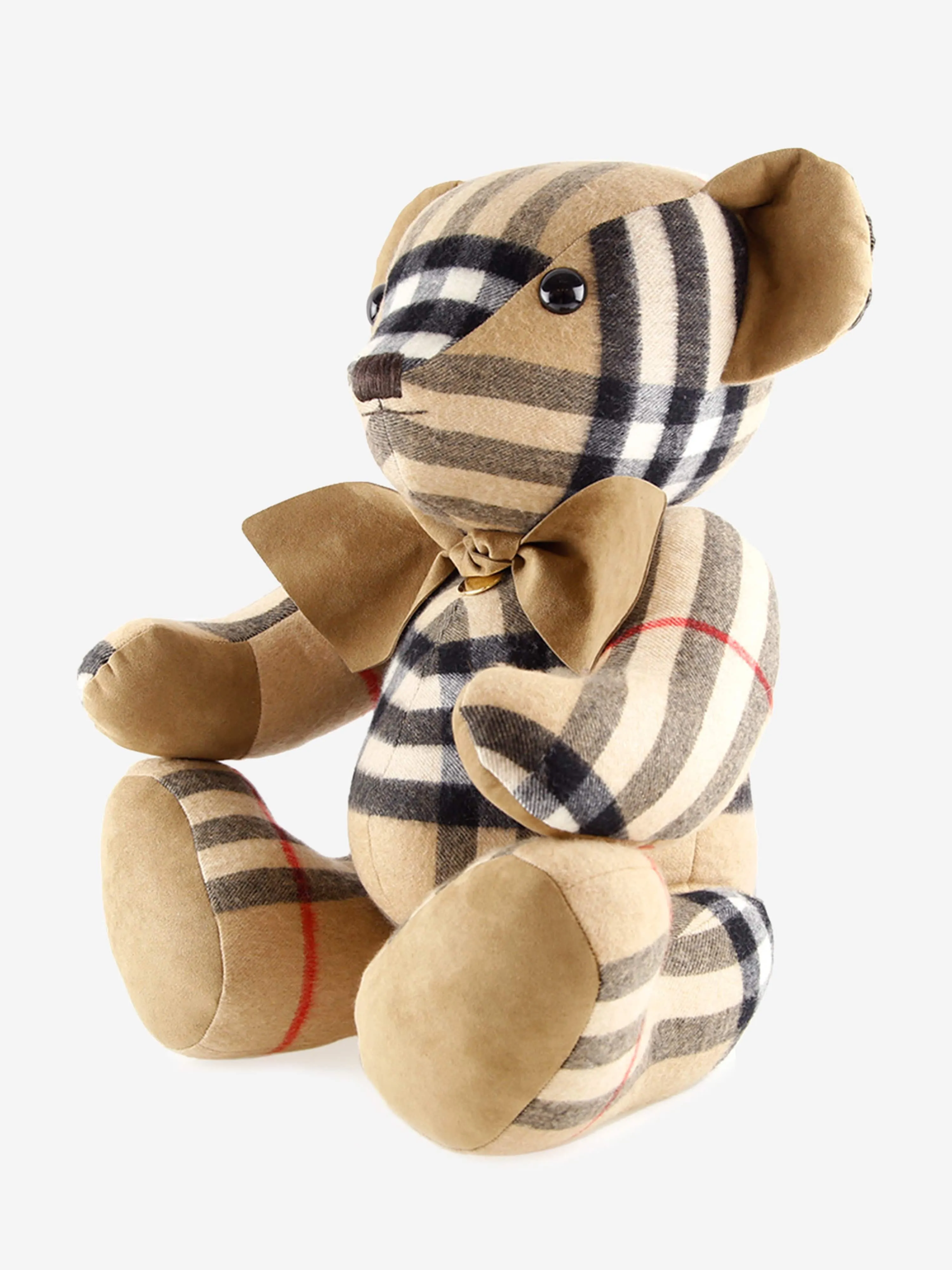 Burberry Beige Check Cashmere Thomas Teddy Bear