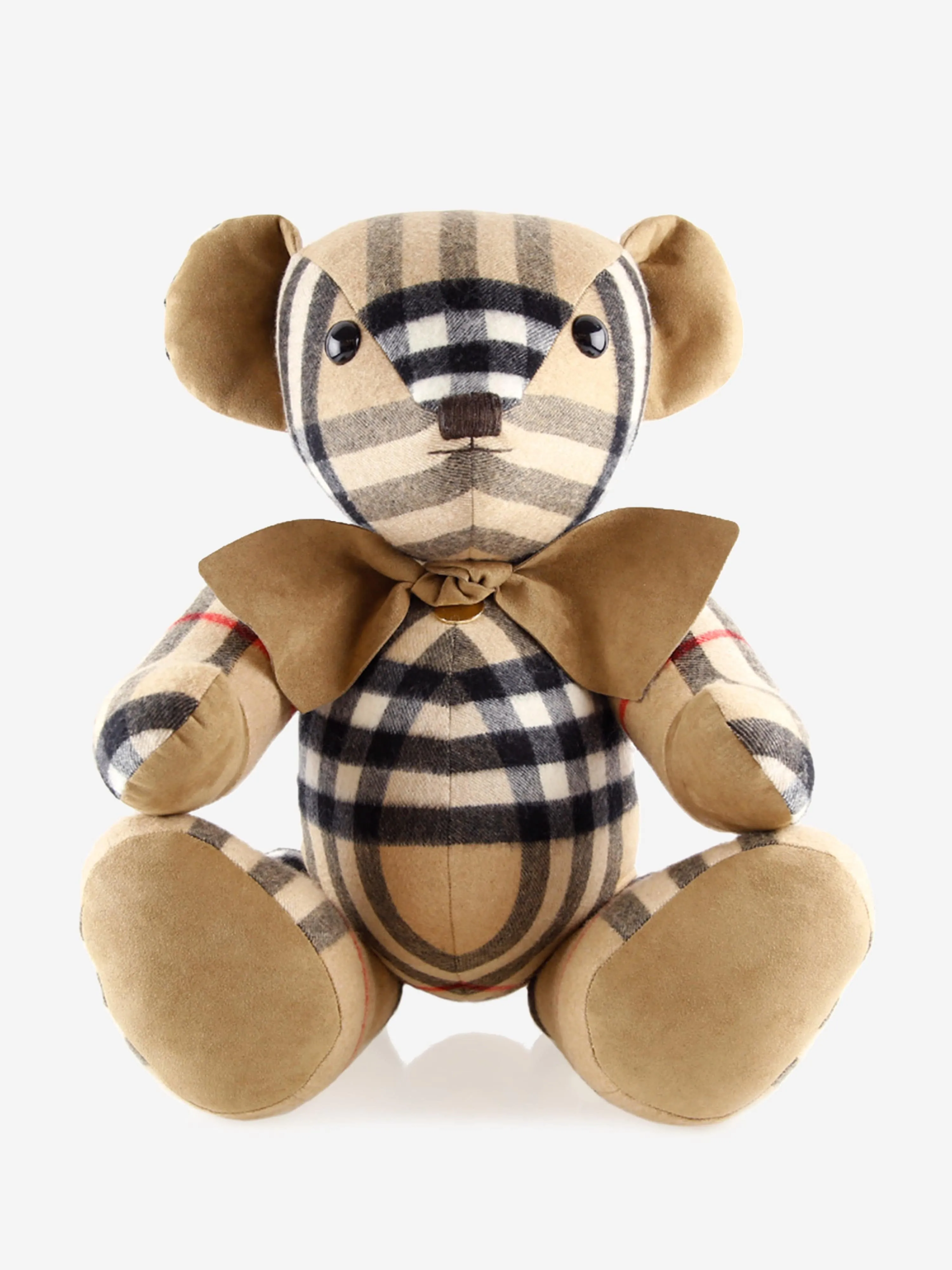 Burberry Beige Check Cashmere Thomas Teddy Bear