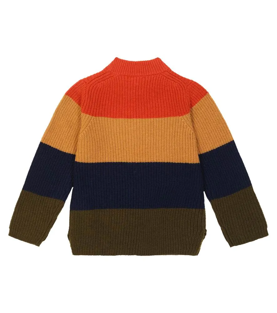 Cali Striped Cotton Liewood Sweater, Multicolor