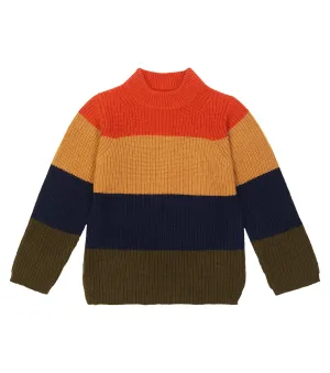 Cali Striped Cotton Liewood Sweater, Multicolor