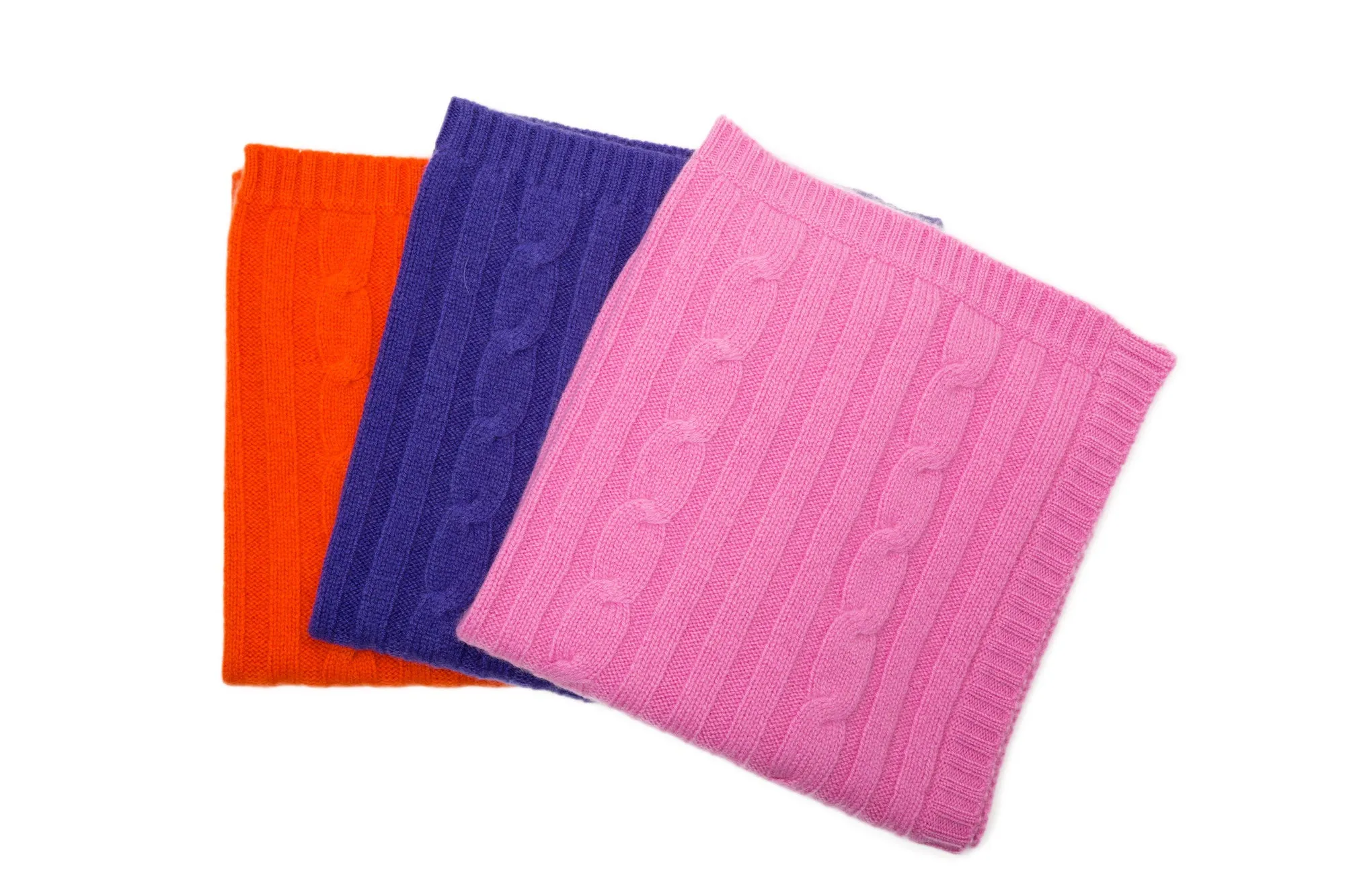 Cashmere Blanket - Orange, Purple, Lavender or Pink - Canine Styles - Dog Blanket - 4 Color Options