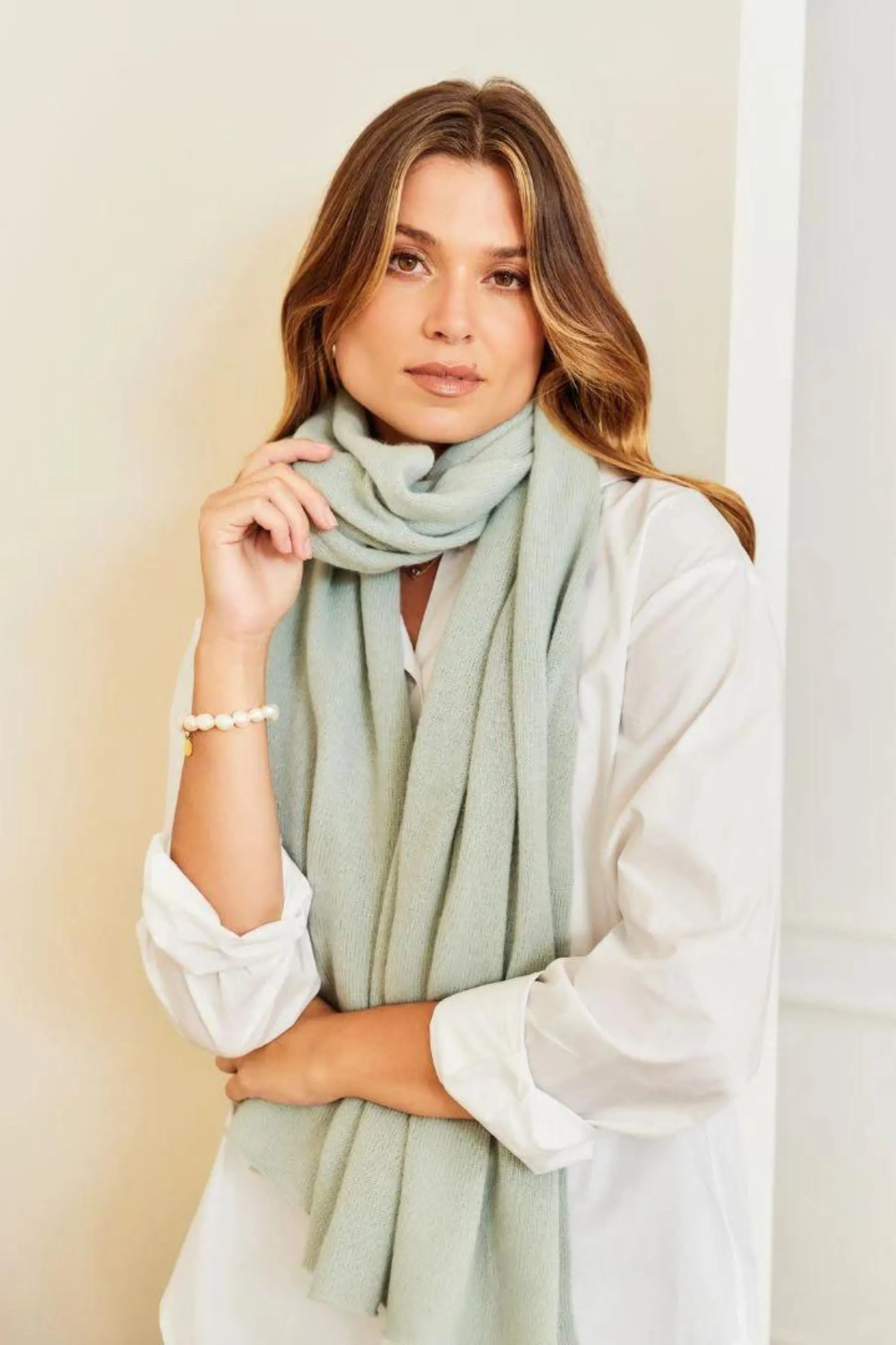 Cashmere Scarf | Sage