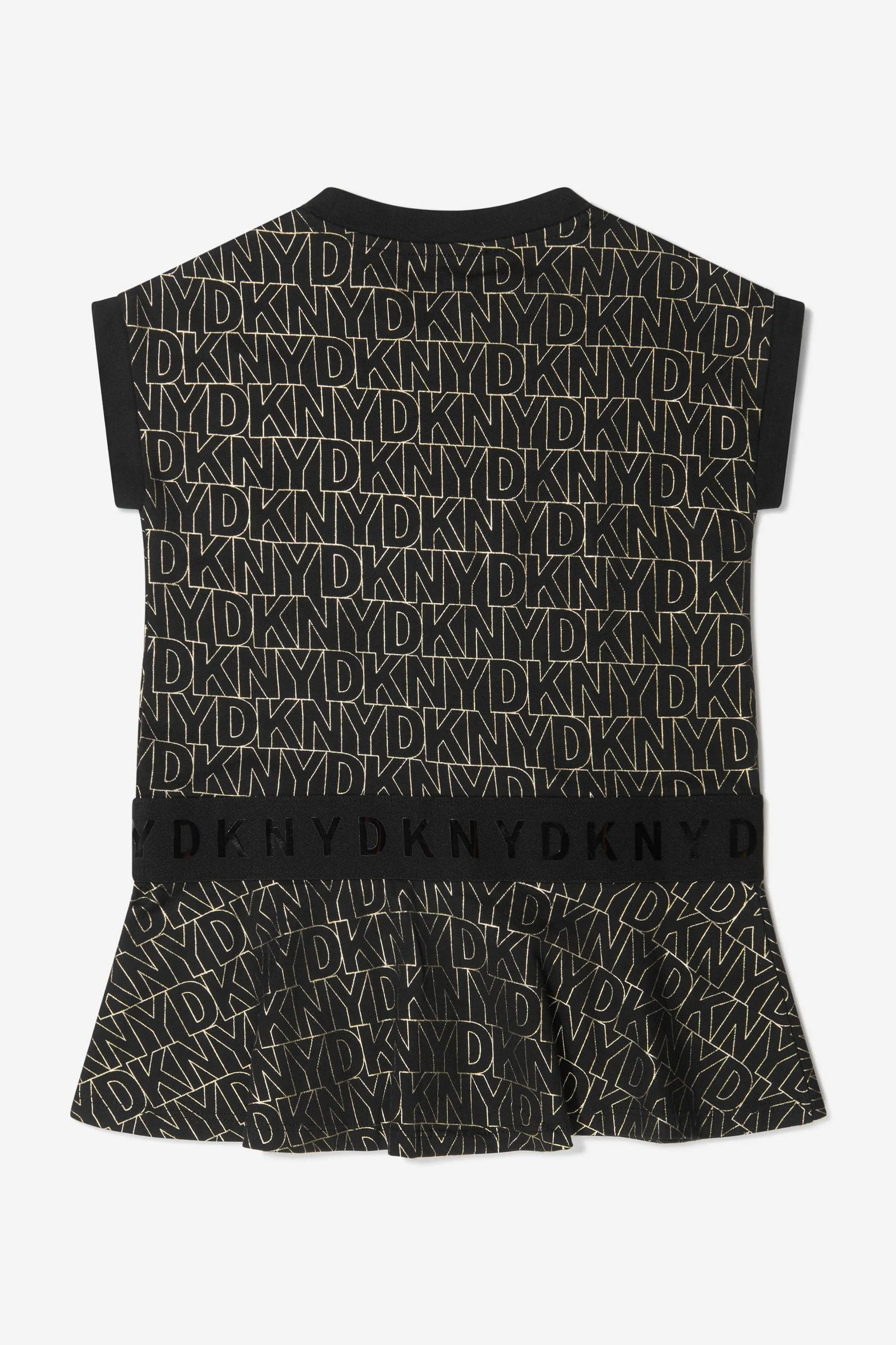 DKNY Girls Cotton Jersey Logo Dress