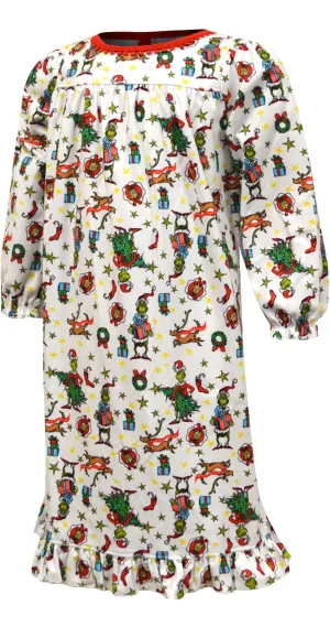 Dr. Seuss The Grinch Traditional Toddler Girls Nightgown