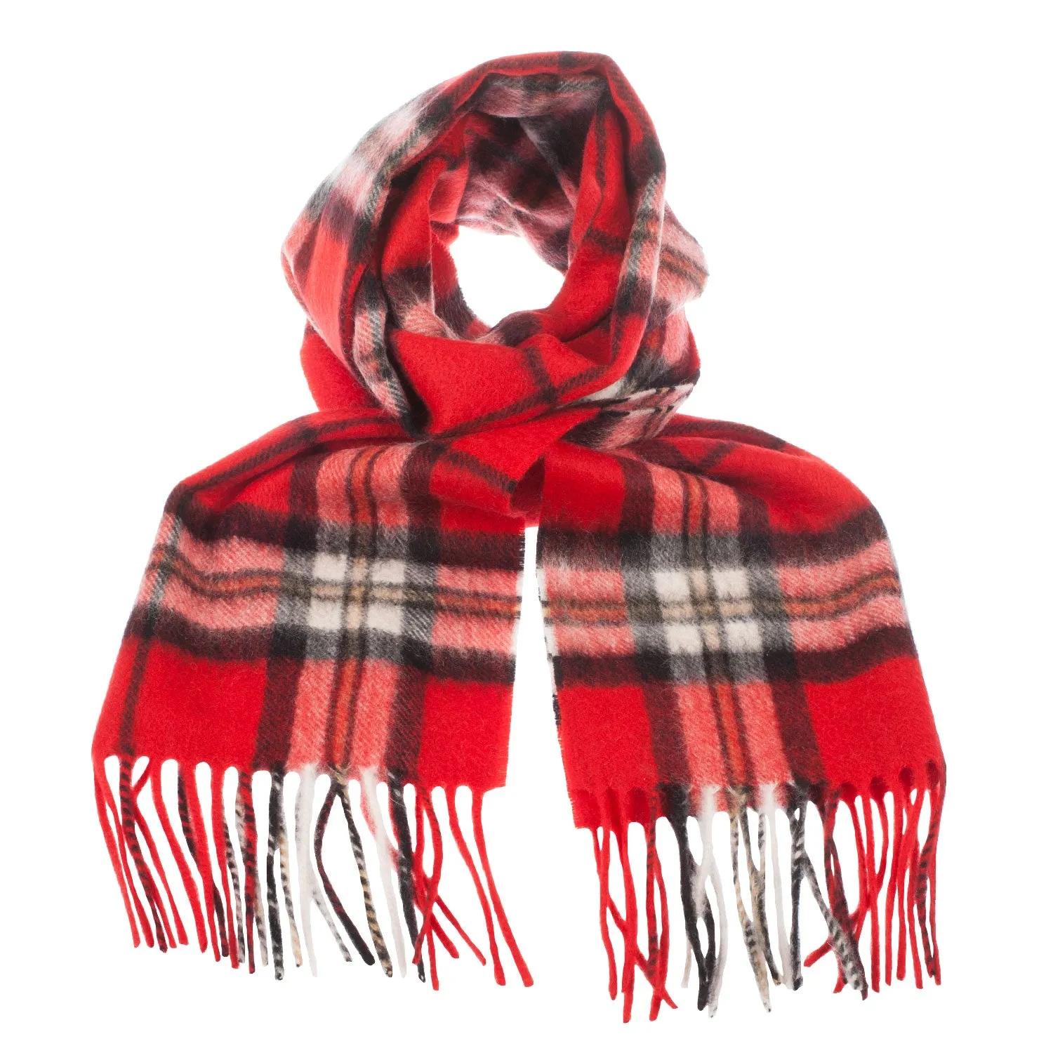 Edinburgh Cashmere Scarf  Thomson Red