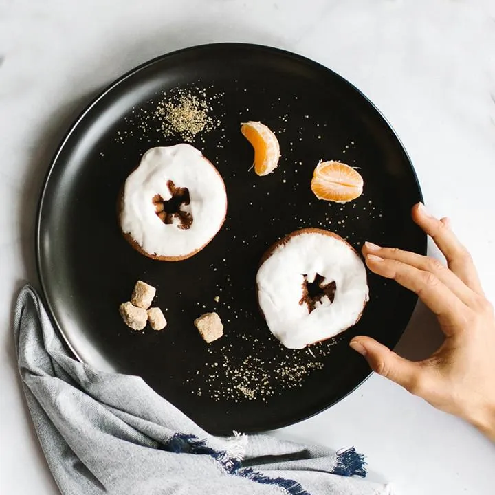 EVA serving platter - Black matte