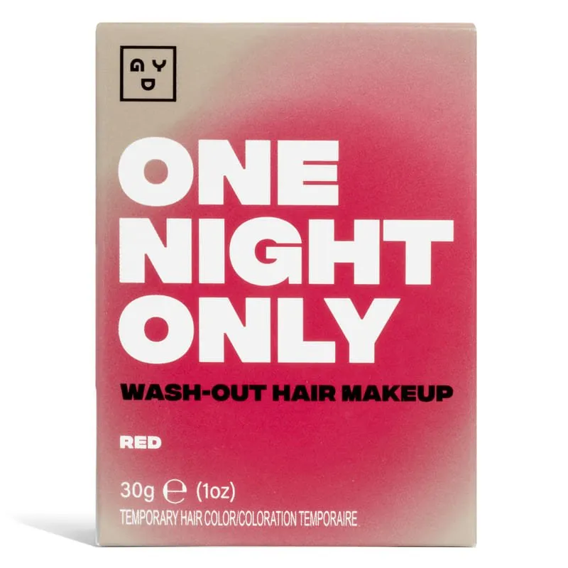 Good Dye Young One Night Only Wash-Out Hair Makeup Red