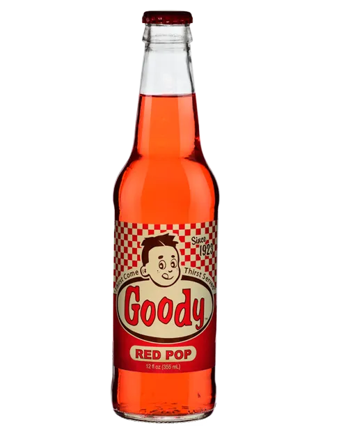 Goody Bubble Gum Red Pop Soda 12oz