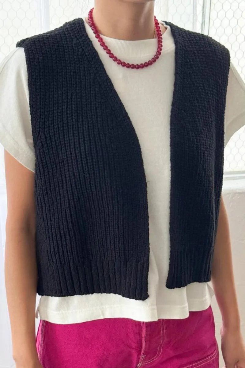 Granny Cotton Sweater Vest