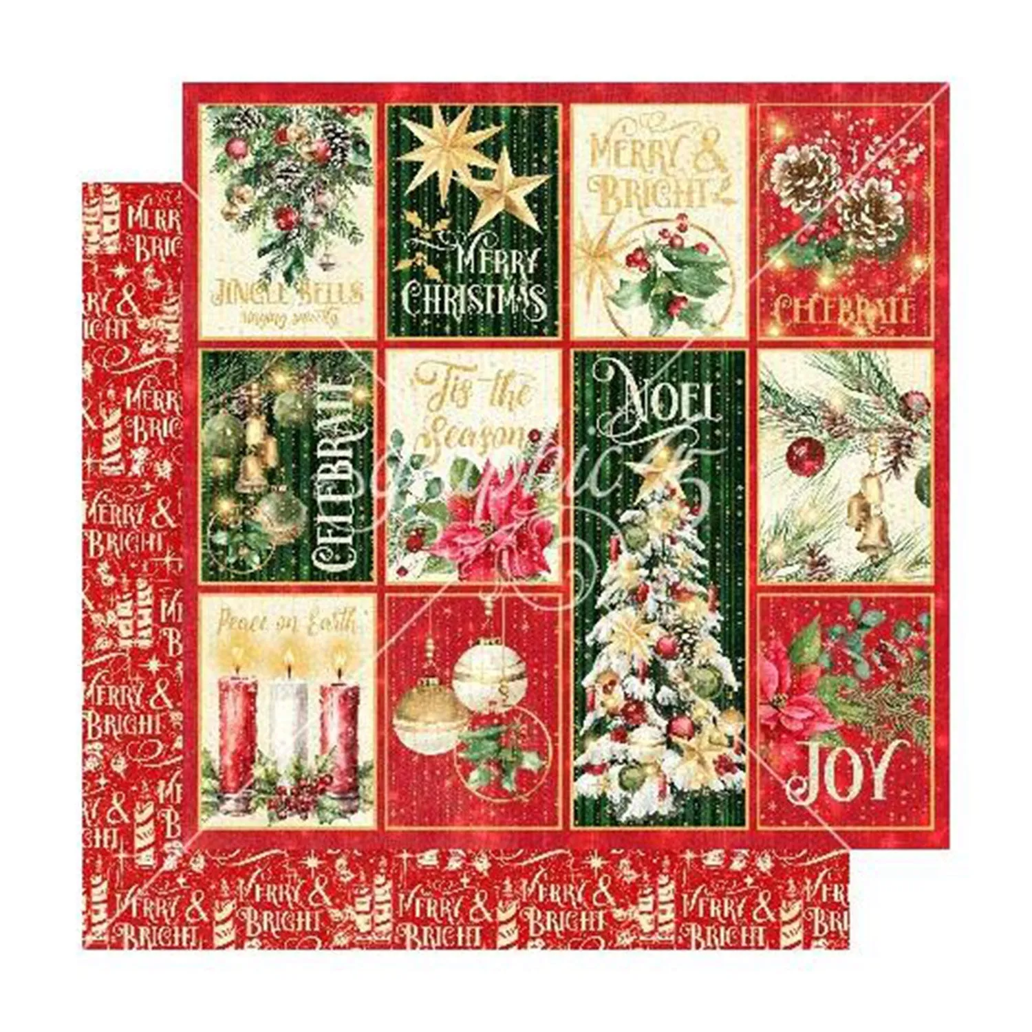 Graphic 45 Collection Pack 12"x 12" - Merry & Bright