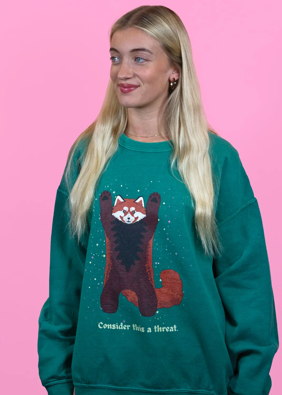 Home of Rainbows - Red Panda Threat Sweater