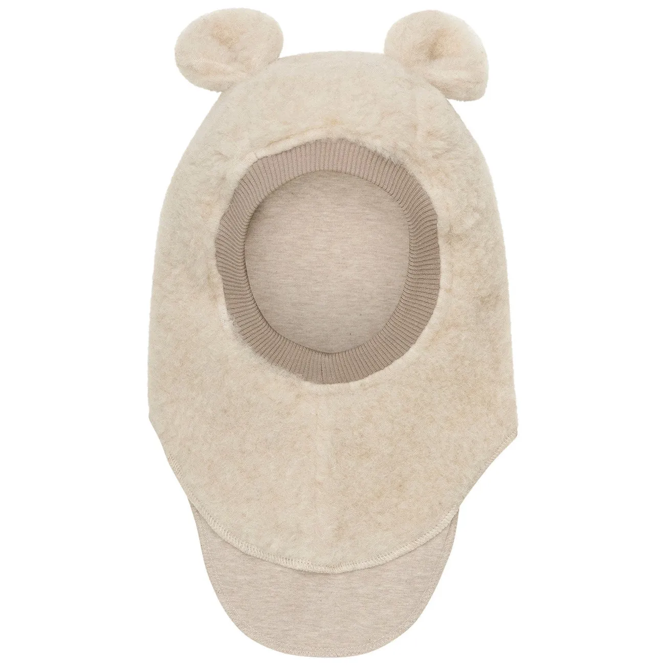 Huttelihut Cement Balaclava Ears Wool Teddy