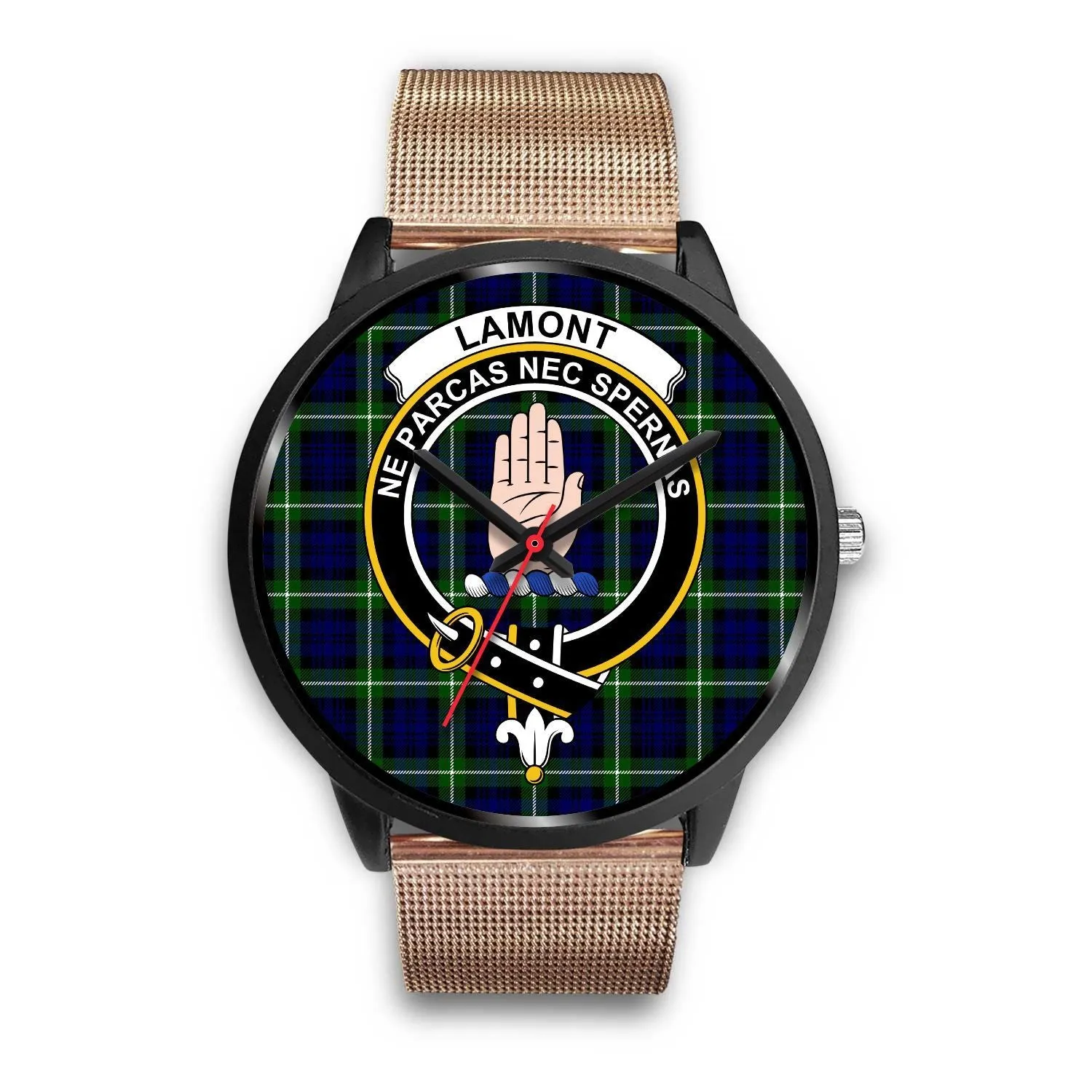 Lamont Modern Clan Badge Tartan Black Watch