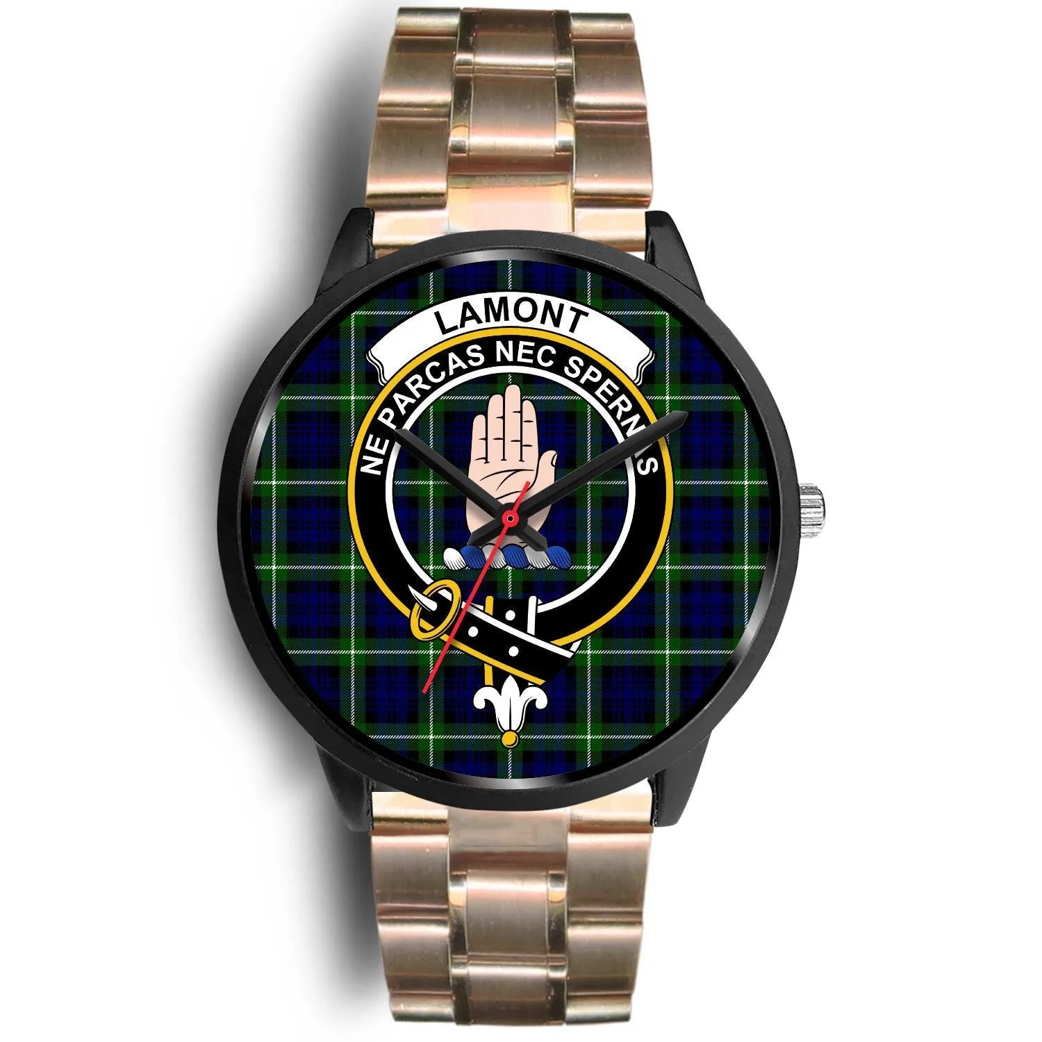 Lamont Modern Clan Badge Tartan Black Watch