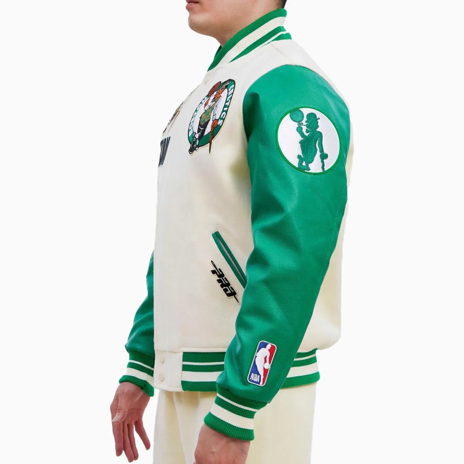 Men's Boston Celtics NBA Wool Varsity Jacket