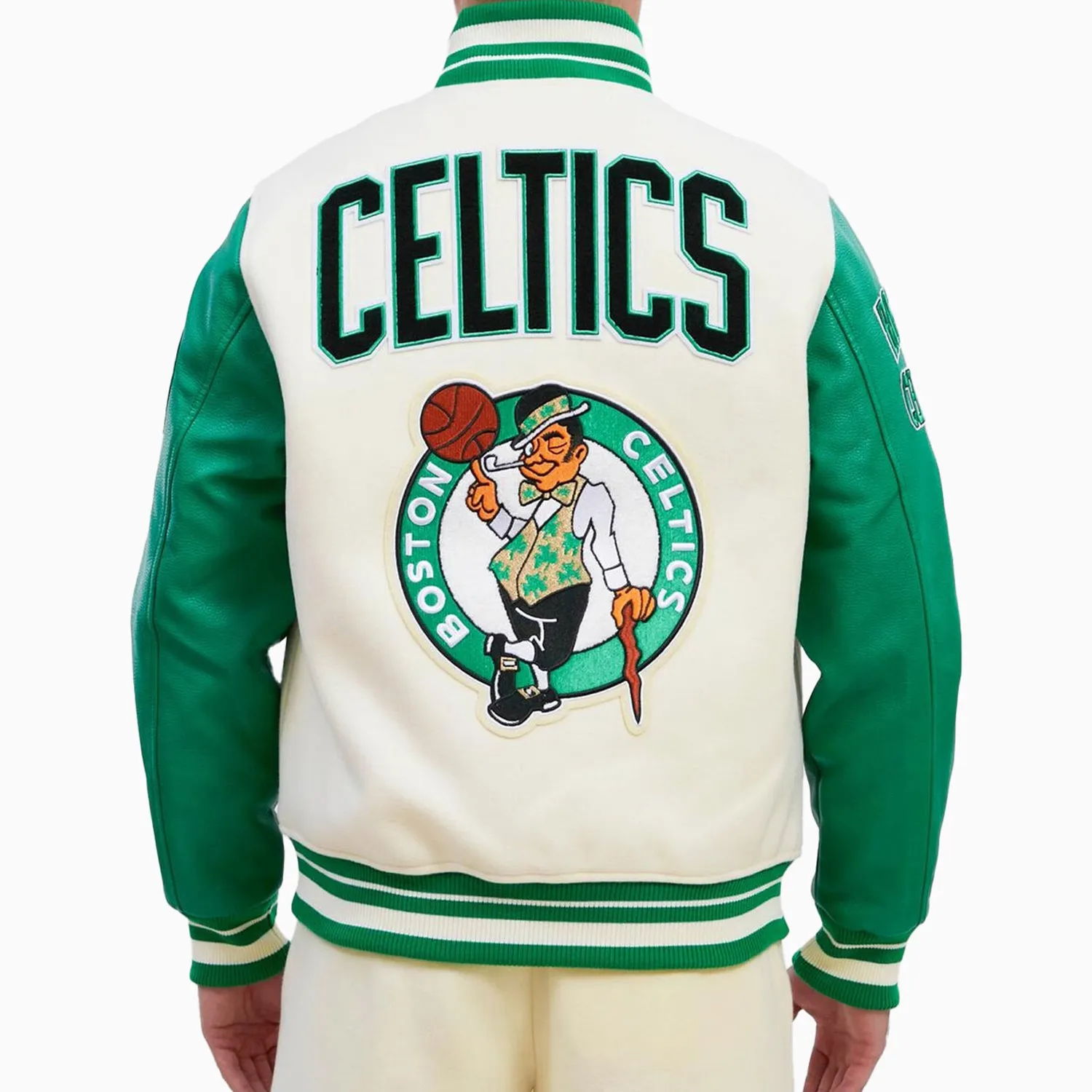 Men's Boston Celtics NBA Wool Varsity Jacket