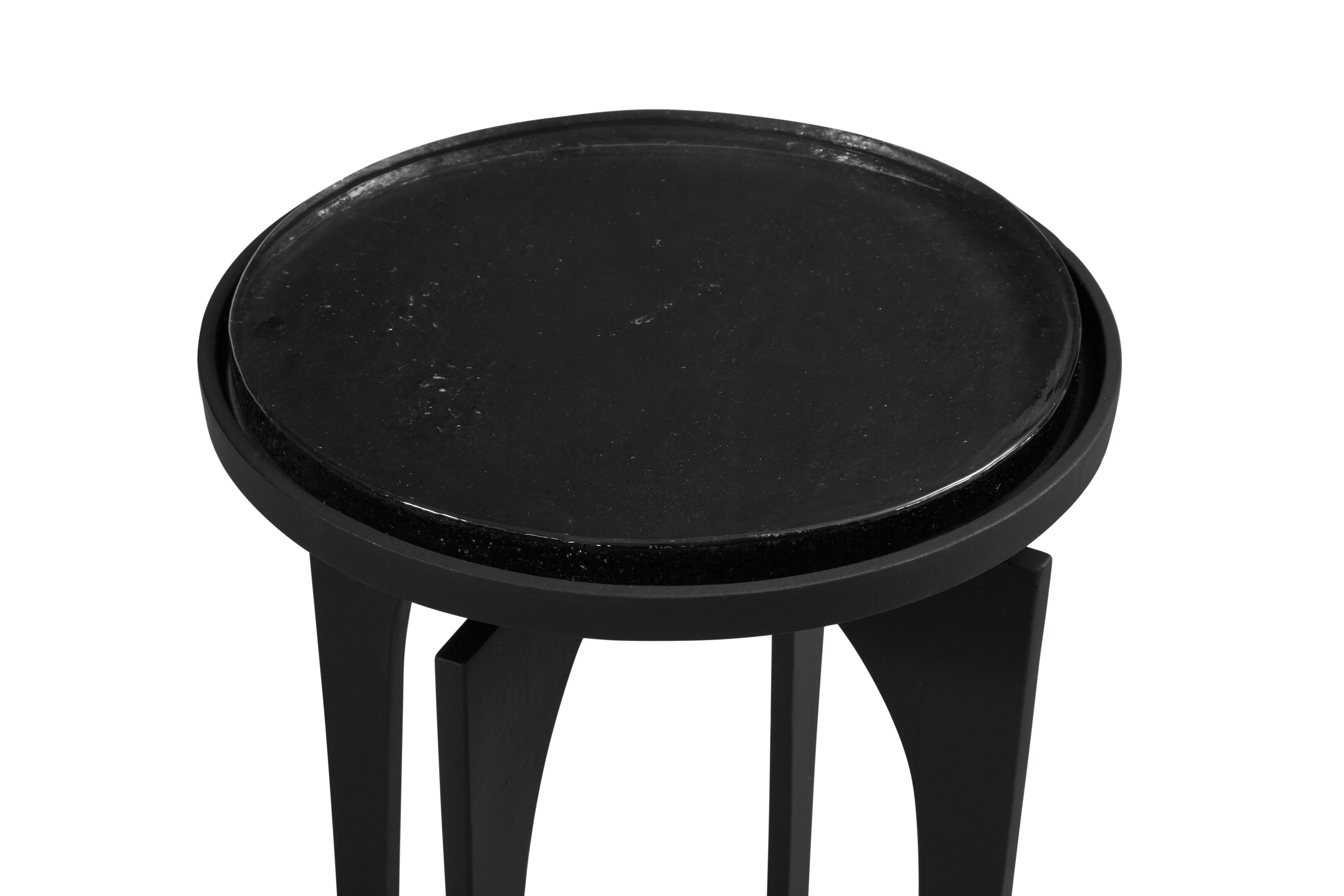 Moore - Accent Table - Matte Black