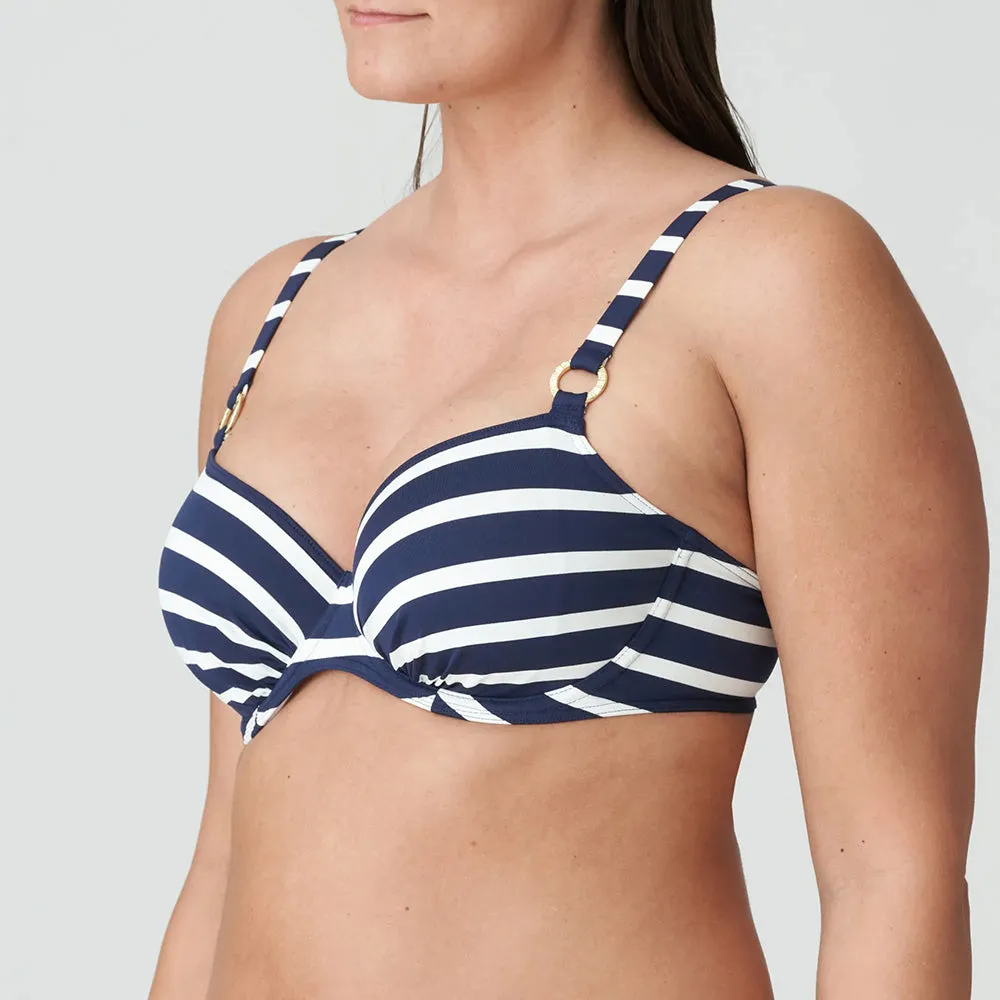 Nayarit Water Blue Full Cup Bikini Top