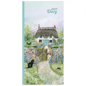 Otter House Fashion Diary Cottage Garden Slim Diary 2025