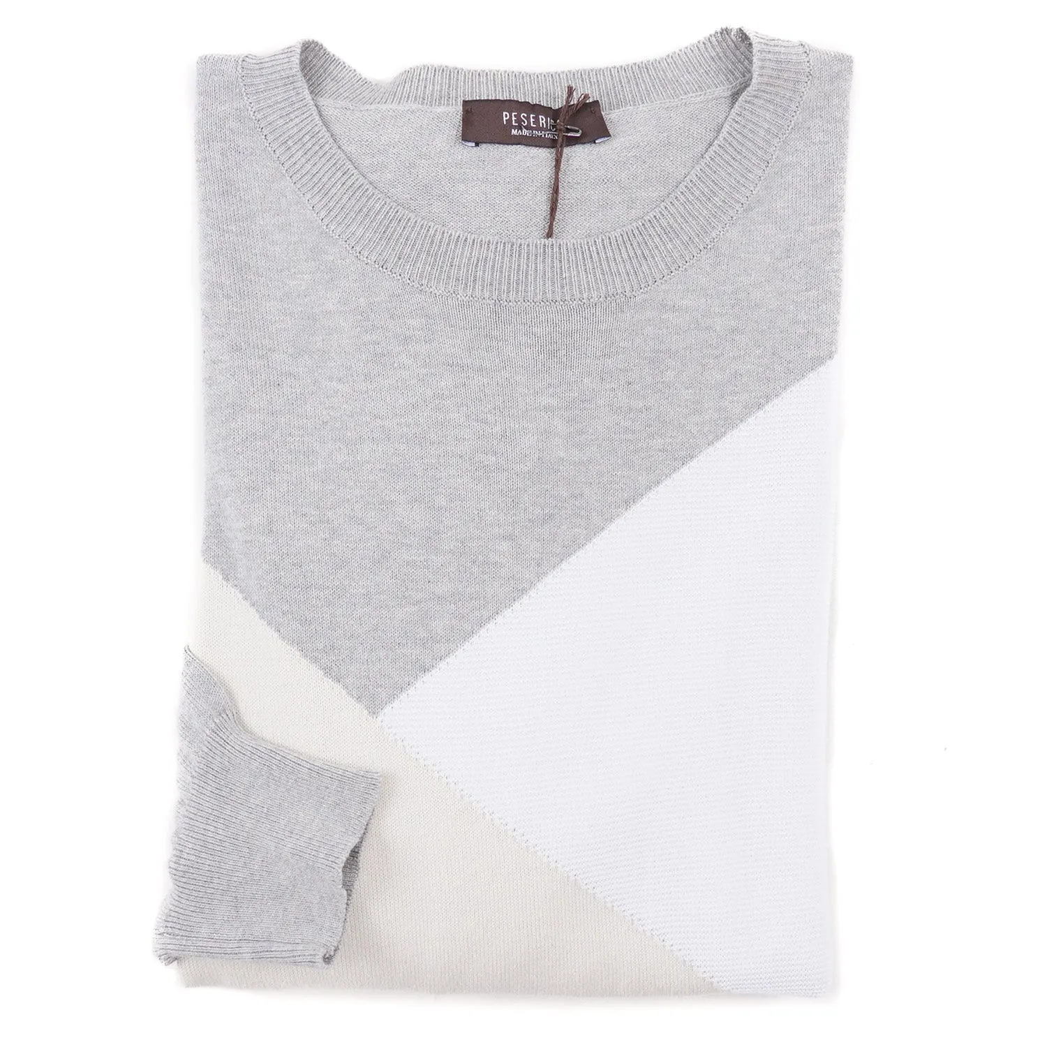 Peserico Color Block Cotton Sweater