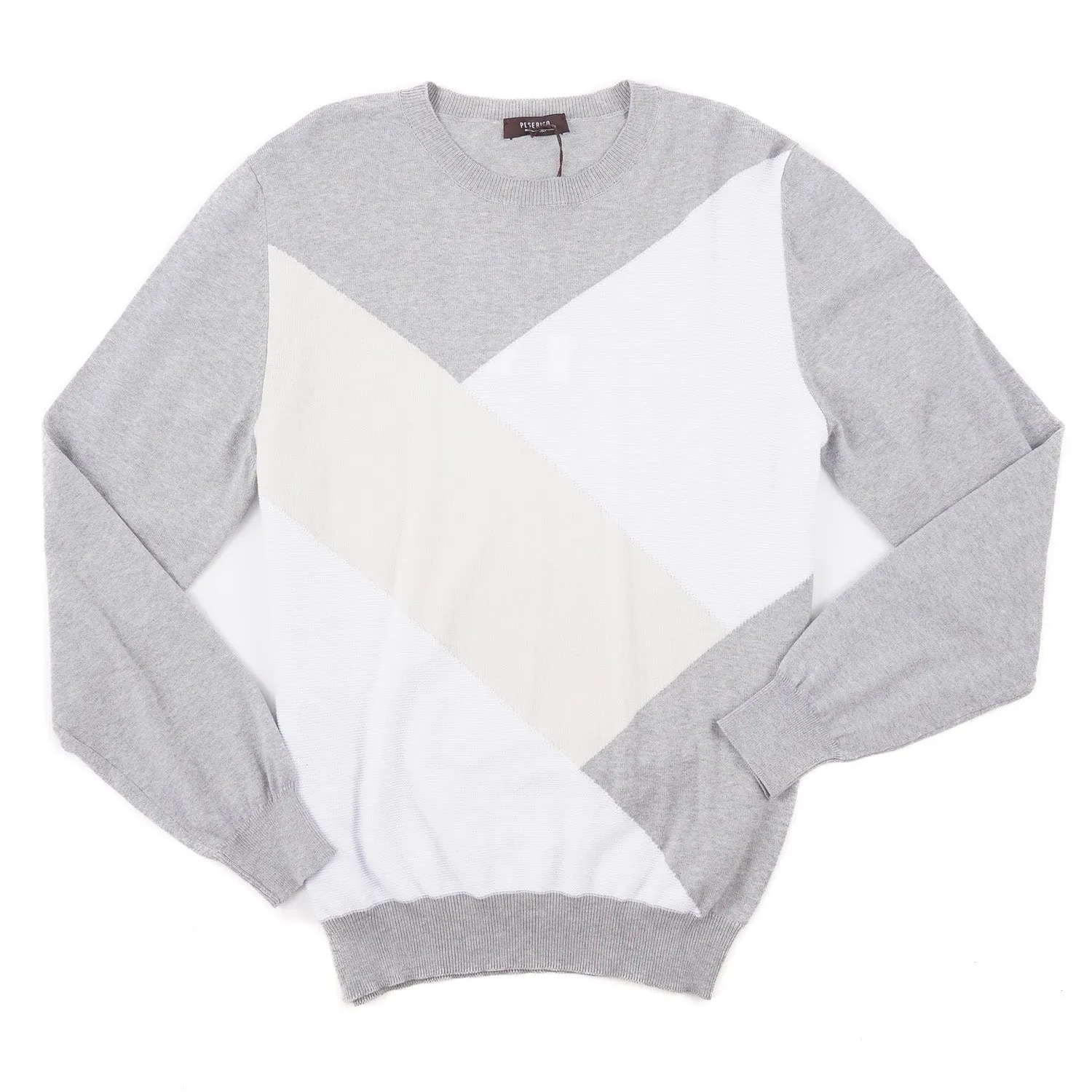 Peserico Color Block Cotton Sweater