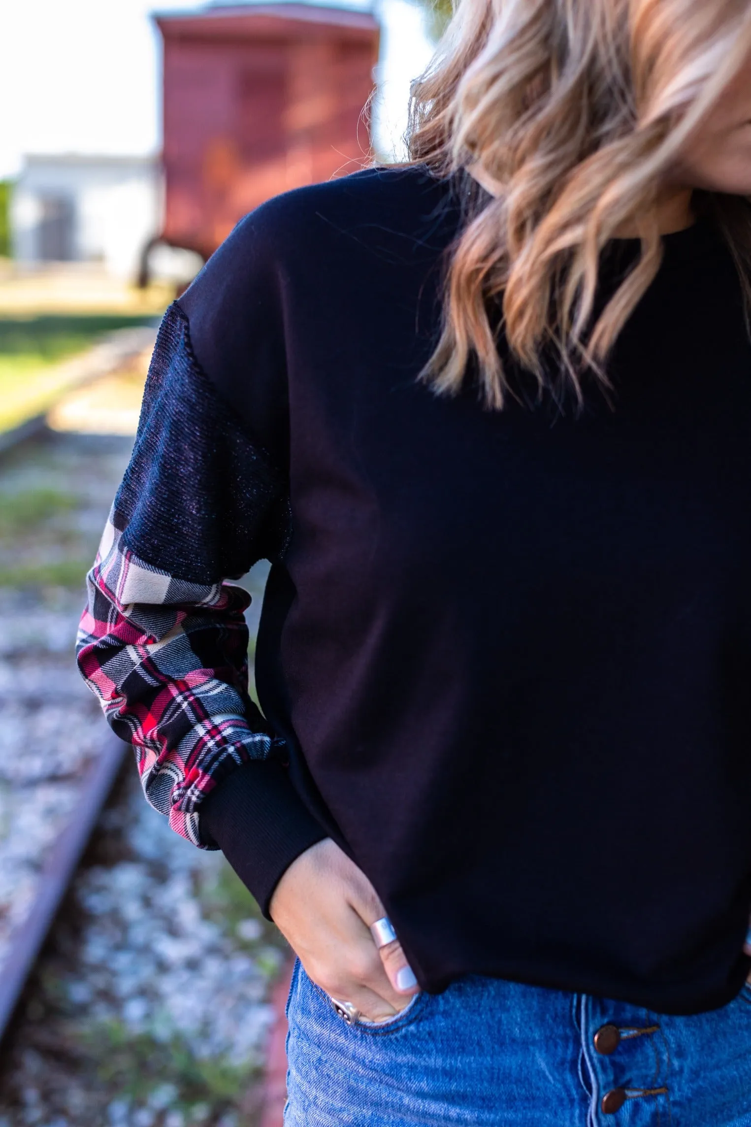 Pretty in Plaid Top