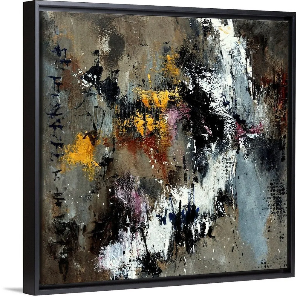 "Abstract 5561301" Black Float Frame Canvas Art