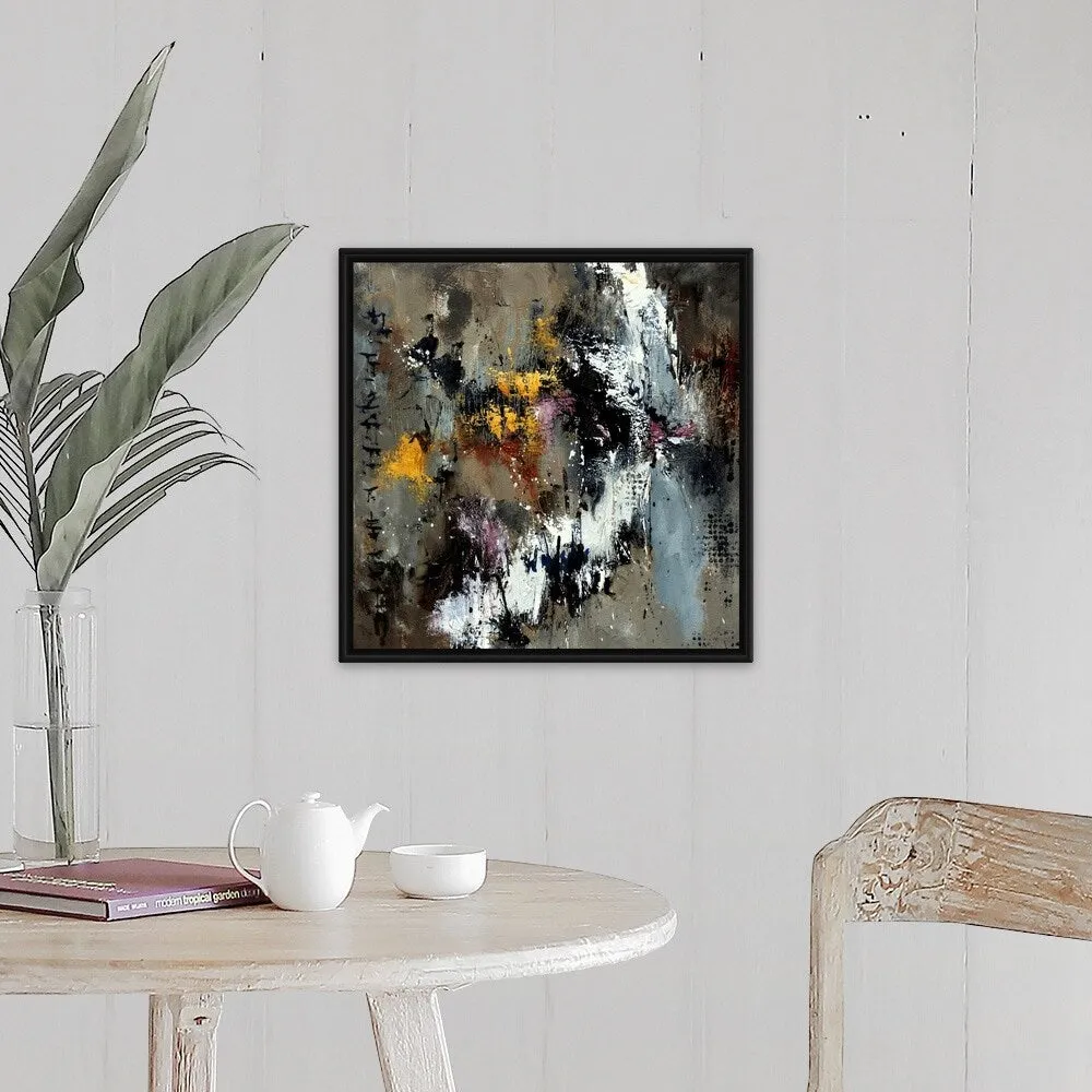 "Abstract 5561301" Black Float Frame Canvas Art