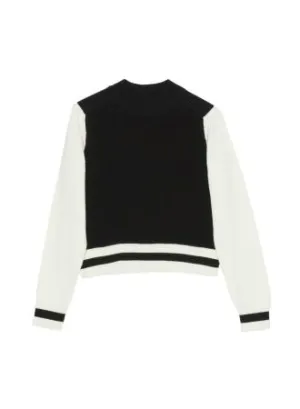 Rag & Bone - Dean Mock Neck Black/Ivory