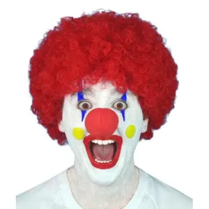 Red Curly Clown Wig