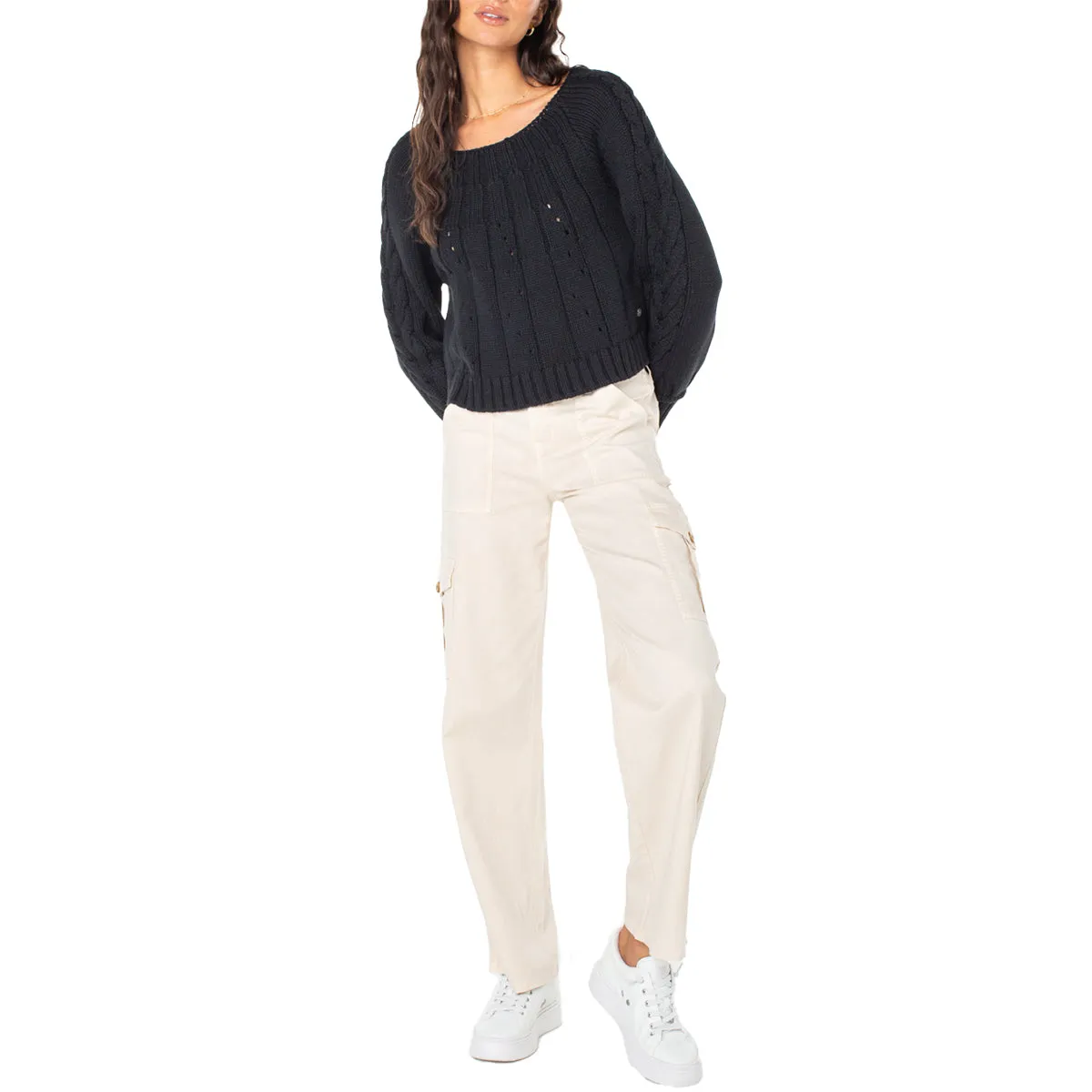 Roxy Women's Day Dream Boat Neck Sweater