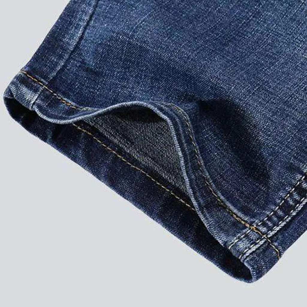 Sanded slim jeans for men