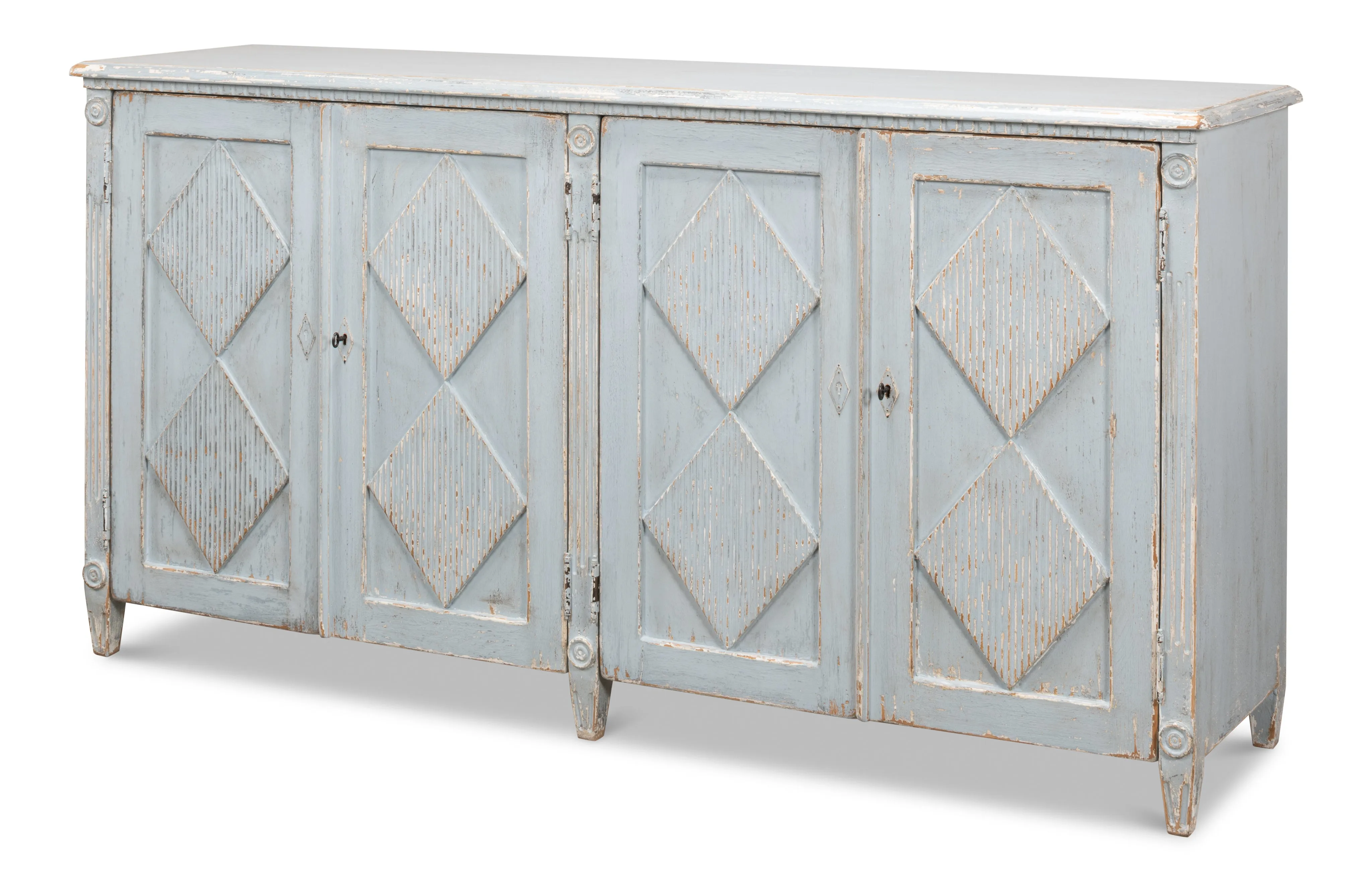 Sarreid - Roanne Sideboard - Blue - Traditional