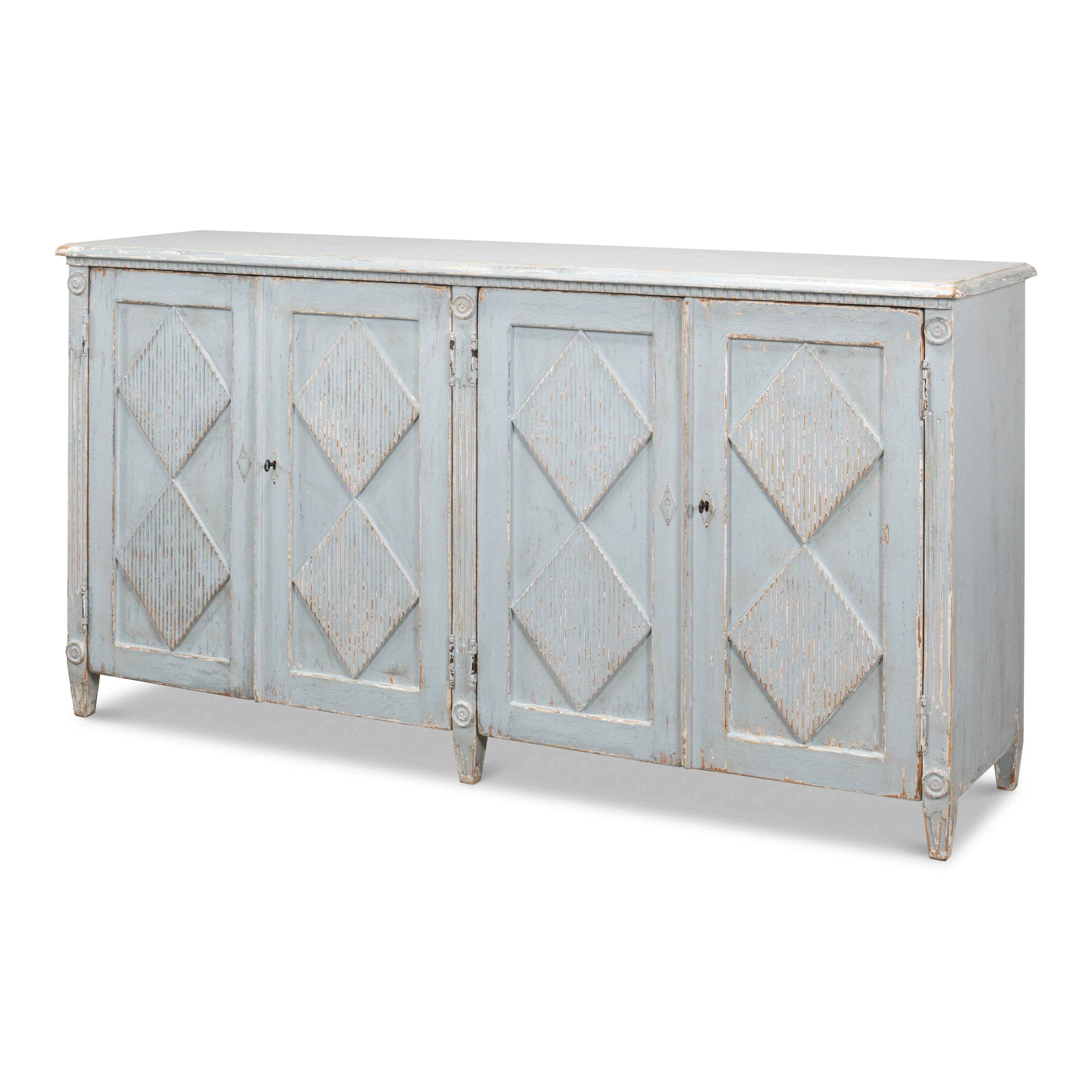 Sarreid - Roanne Sideboard - Blue - Traditional